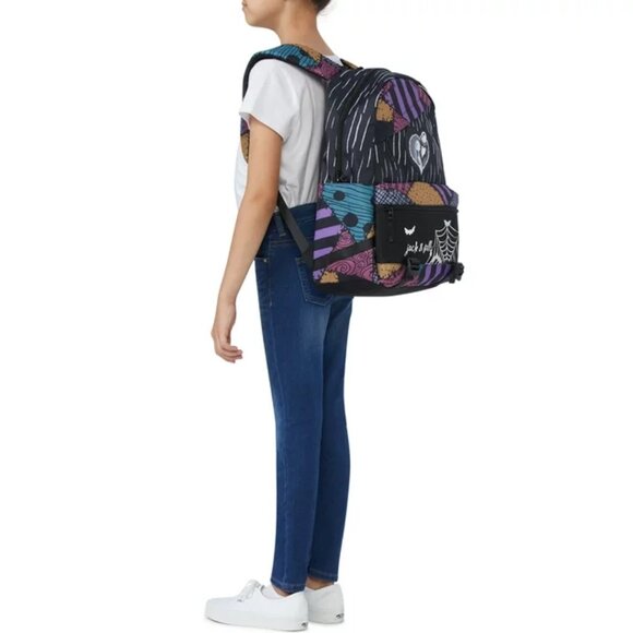 Disney The Nightmare Before Christmas Jack and Sally Laptop Backpack - Picture 5 of 8